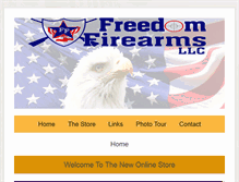Tablet Screenshot of freedomfirearmsiowa.com